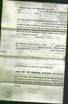 Deed by Married Women - Patience Clare-Original Ancestry