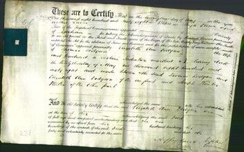 Deed by Married Women - Elizabeth Ann Dodgson-Original Ancestry