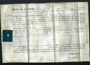 Deed by Married Women - Ann Maton-Original Ancestry
