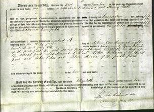 Deed by Married Women - Elizabeth Barnforth-Original Ancestry