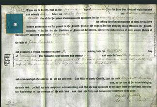 Deed by Married Women - Elizabeth Bunker-Original Ancestry