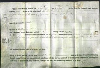 Deed by Married Women - Sarah Cawthron-Original Ancestry