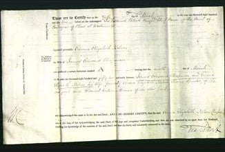 Deed by Married Women - Emma Elizabeth Nelson Chapman-Original Ancestry
