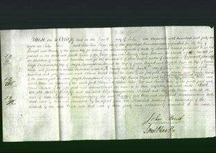 Deed by Married Women - Eliza Burroughs, Ann Bryant and Elizabeth Cains-Original Ancestry
