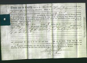 Deed by Married Women - Mary Linforth-Original Ancestry