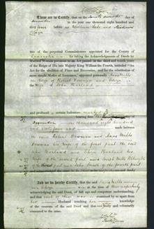 Deed by Married Women - Anne Mills Dowman and Eliza Harland-Original Ancestry