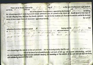 Deed by Married Women - Sarah Gwilliam-Original Ancestry