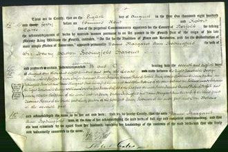 Deed by Married Women - Dame Margaret Ann Bedingfold-Original Ancestry