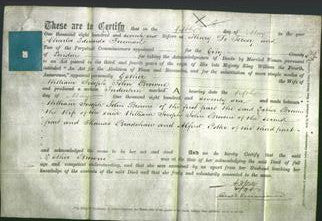 Deed by Married Women - Esther Browne-Original Ancestry