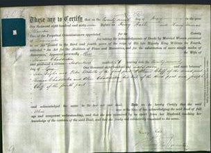 Deed by Married Women - Alice Chadderton-Original Ancestry