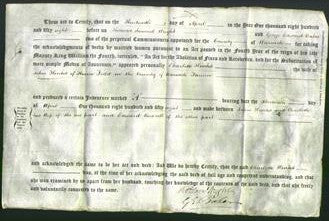 Deed by Married Women - Charlotte Hinks-Original Ancestry