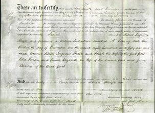 Deed by Married Women - Sarah Shafto-Original Ancestry