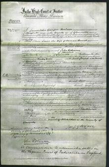 Court of Common Pleas - Jane Barrett-Original Ancestry