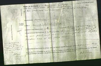 Deed by Married Women - Catherine Cox-Original Ancestry