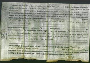 Deed by Married Women - Ann Eliza Phillips-Original Ancestry