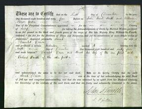 Deed by Married Women - Sarah Dixon-Original Ancestry