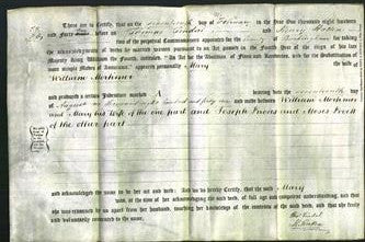Deed by Married Women - Mary Mortimer-Original Ancestry