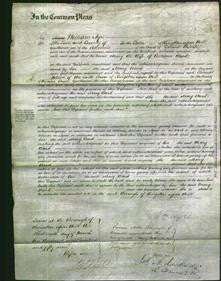 Court of Common Pleas - Mary Ward-Original Ancestry
