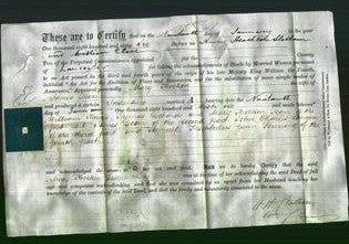 Deed by Married Women - Mary Hockin Dean-Original Ancestry