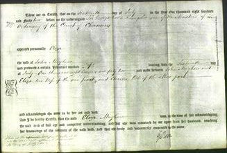 Deed by Married Women - Eliza Mayhew-Original Ancestry