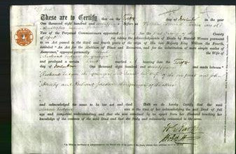 Deed by Married Women - Sarah Ledgar-Original Ancestry
