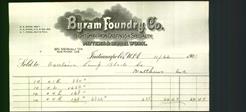 Letterhead - Byram Foundry Co.