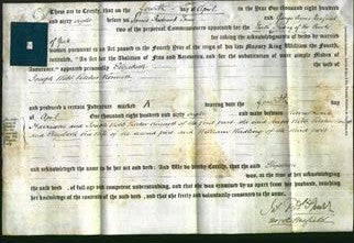 Deed by Married Women - Elizabeth Kennett-Original Ancestry