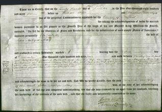 Deed by Married Women - Elizabeth May-Original Ancestry