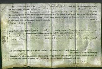 Deed by Married Women - Mary Kinghton-Original Ancestry