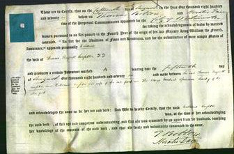 Deed by Married Women - Catherine Leighton-Original Ancestry