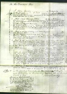 Court of Common Pleas - Laura Ellen Lipscombe-Original Ancestry