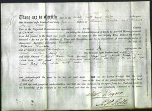 Deed by Married Women - Rachel Franklin-Original Ancestry