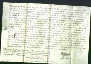 Deed by Married Women - Ann Nice and Elizabeth Parsson-Original Ancestry