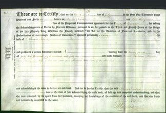 Deed by Married Women - Nancy Moulden-Original Ancestry