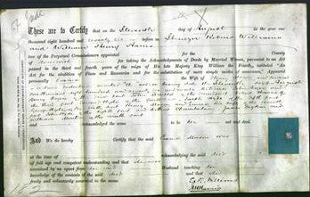 Deed by Married Women - Emma Mason-Original Ancestry
