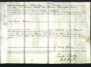 Deed by Married Women - Sarah Harvey-Original Ancestry