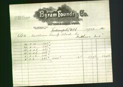 Letterhead - Byram Foundry Co.