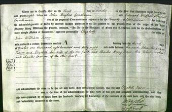 Deed by Married Women - Elizabeth Trevor-Original Ancestry