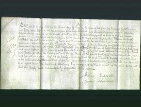Deed by Married Women - Elizabeth Wausey-Original Ancestry