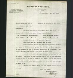 Letterhead - Wickwire Brothers