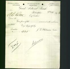 Bank Letterhead - Girard National Bank