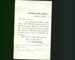 Bank Letterhead - National Bank of Auburn