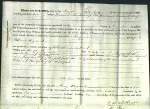 Deed by Married Women - Mary Heyward-Original Ancestry