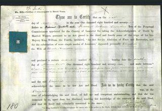 Deed by Married Women - Elizabeth Musker-Original Ancestry