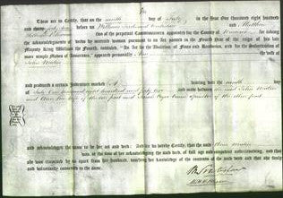 Deed by Married Women - Ann Malin-Original Ancestry
