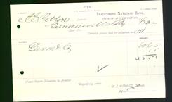Bank Letterhead - Tradesmen National Bank