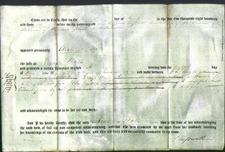 Deed by Married Women - Arabella Hall-Original Ancestry