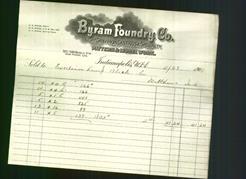 Letterhead - Byram Foundry Co.