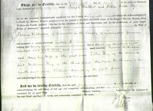 Deed by Married Women - Ann Wilkinson-Original Ancestry