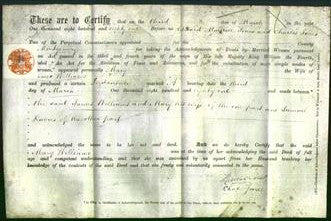 Deed by Married Women - Mary Williams-Original Ancestry